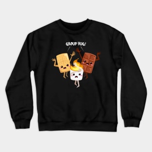 Funny Kawaii S'Mores Group Hug Crewneck Sweatshirt